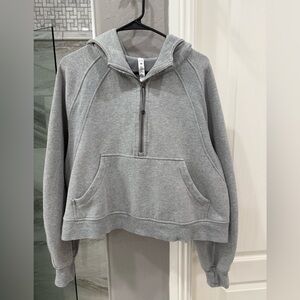 Lululemon Athletica Heather Gray Zip-Up